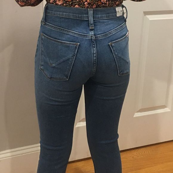 Hudson size 24 blue skinny high rise jeans - Picture 1 of 9